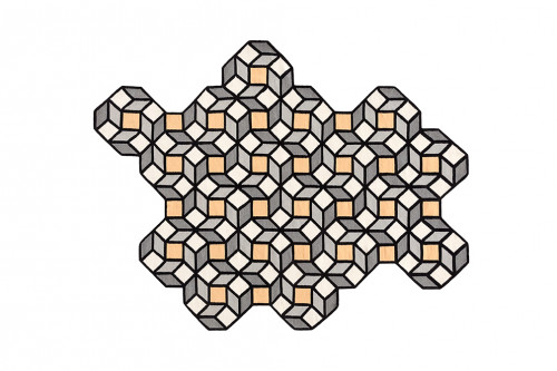 ковер parquet rhomb yellow 314x195 от gan в Великом Новгороде