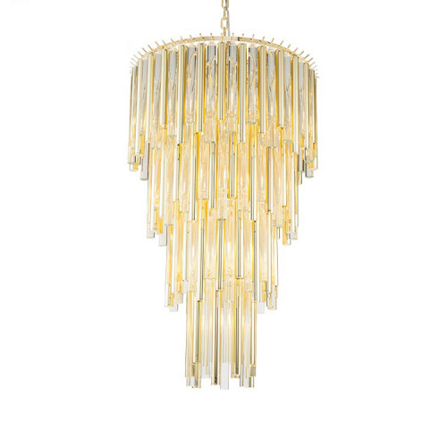 люстра gigi 13 gold от delight collection прозрачная/золото в Великом Новгороде