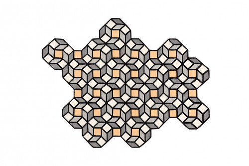 ковер parquet rhomb yellow 254x195 от gan в Великом Новгороде