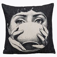 арт-подушка tea time fornasetti в Великом Новгороде