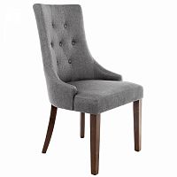 стул деревянный elegance dark walnut / fabric grey в Великом Новгороде