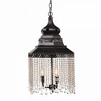 люстра подвесная черная с хрустальными подвесками chandelier в Великом Новгороде