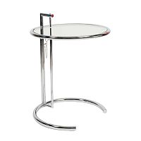 стол журнальный eileen gray style cocktail table e-1027 прозрачный в Великом Новгороде