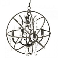 люстра foucault's orb crystal (47*47*64) коричневая в Великом Новгороде