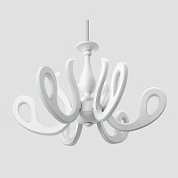 потолочная светодиодная люстра ambrella light orbital classic fk81/6 wh 292w d640 белая в Великом Новгороде