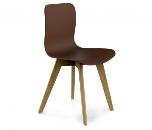 стул dsw коричневый s42 (eames style) в Великом Новгороде