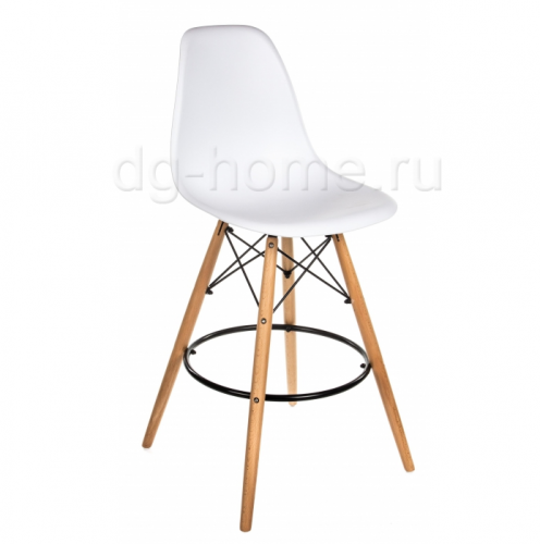 барный стул pc-007 белый (eames style) в Великом Новгороде
