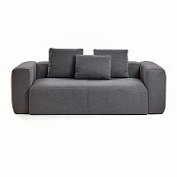 диван blok sofa 2 темно-серый от la forma (ex julia grup) в Великом Новгороде
