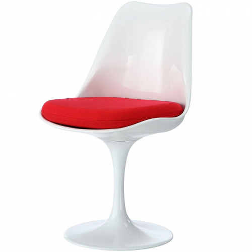 стул eero saarinen style tulip chair красная подушка в Великом Новгороде