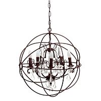 люстра foucault's orb crystal (64*60*50) коричневая в Великом Новгороде