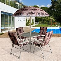 набор мебели версаль коричневый на 4 персоны в Великом Новгороде