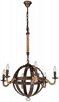 люстра d3061-6ogr коричневая в Великом Новгороде