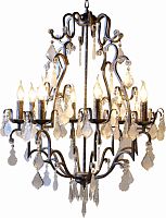 люстра palla чёрная, прозрачная в Великом Новгороде